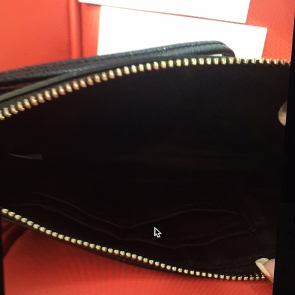 AUTHENTIC COACH SMALL WRISTLET CROSSGRAIN LEATHER - Picture 3 of 5